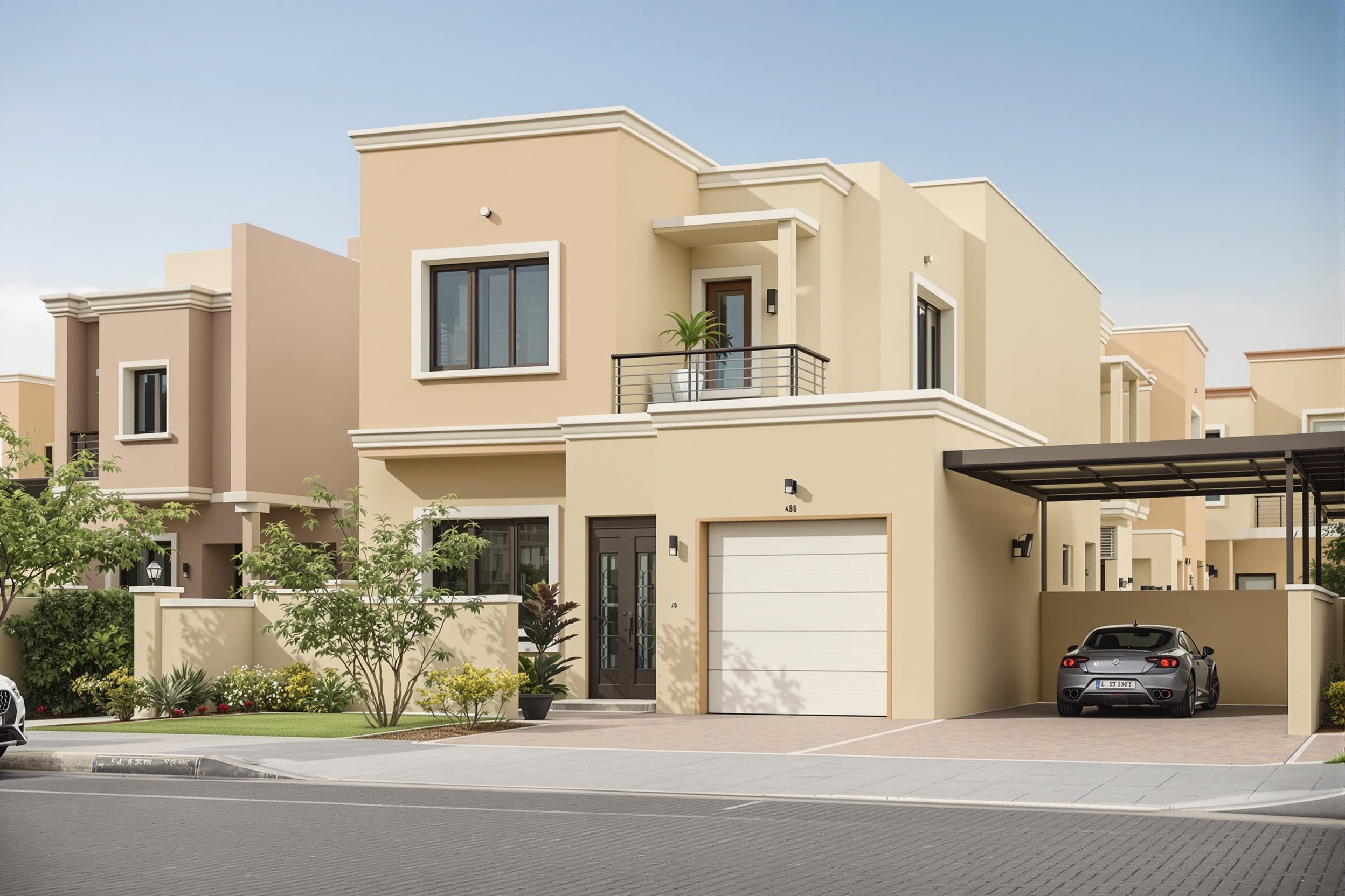 Family Townhouse with Garden in Yas Park Gate