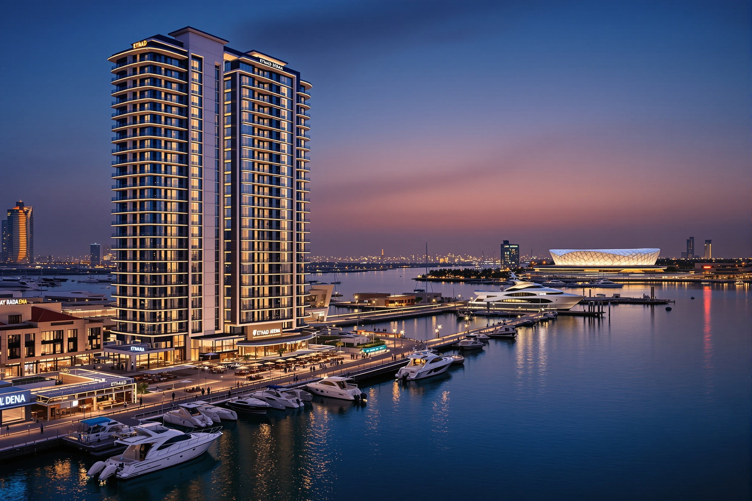 Marina-View Apartment on the Yas Bay Waterfront